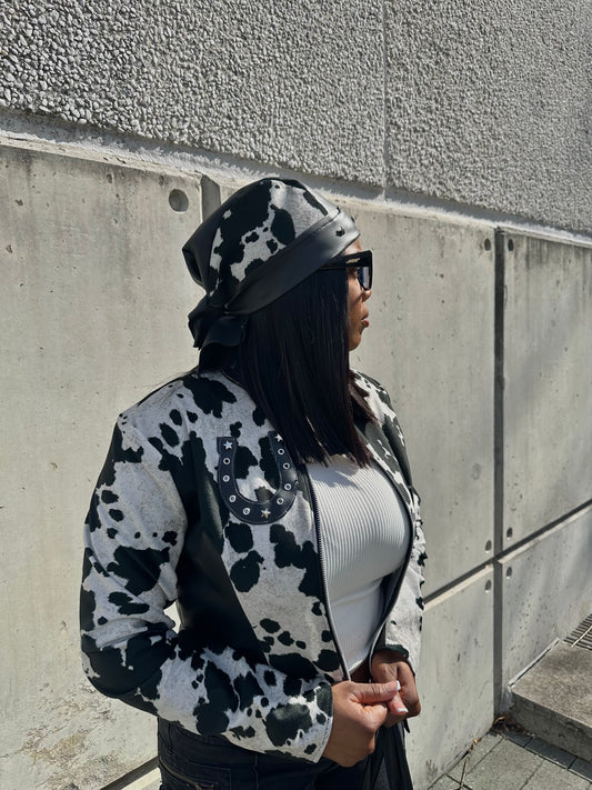 In the MOO'D Moto Jacket